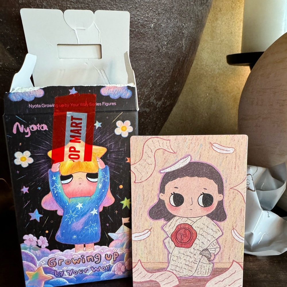 POP MART Nyota Growing Up Action Figure blind box